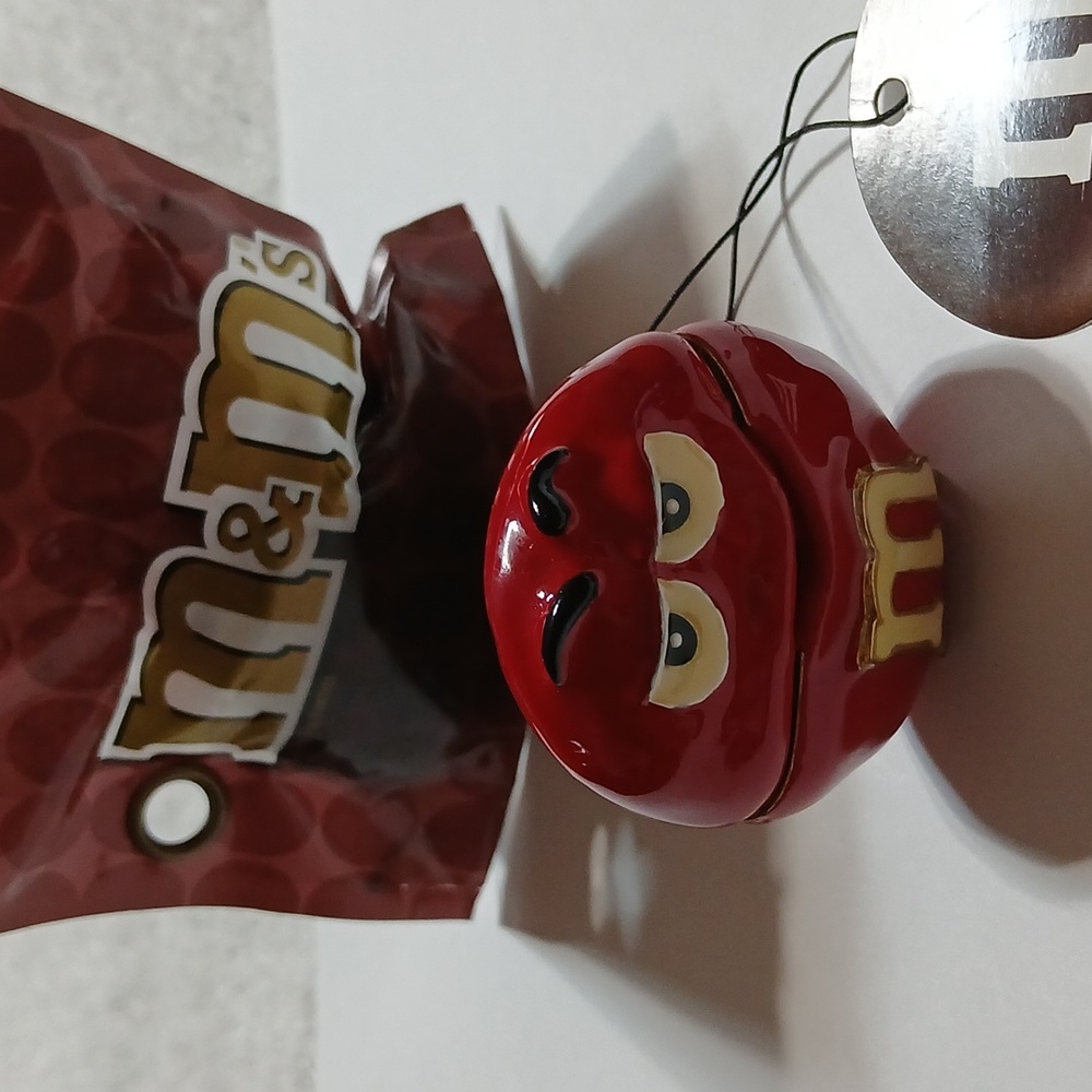 M&M Monet Red Character Enamel Keepsake Trinket Box